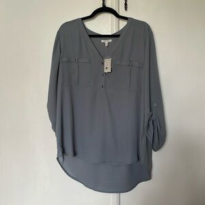 Maurice’s Grey Blue Blouse